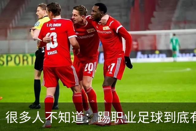 很多人不知道：踢职业足球到底有多难？天赋仅仅只是入场券！